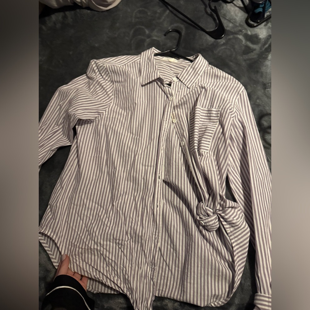 Button up oversized shirt